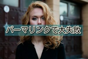 ワードプレスブログ・パーマリンクにカテゴリー入れて大失敗