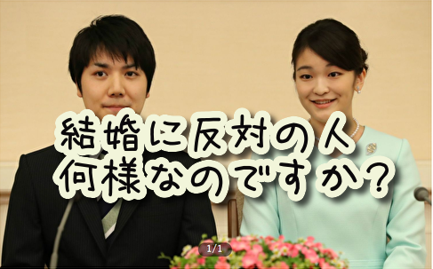 眞子さまと小室圭さんの結婚に反対って人権侵害だろ。