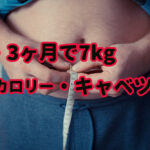 【ダイエット】3ヶ月で7kg痩せた!カギは・・キャベツ!!【カロリーコントロール】
