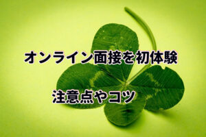 【マジか】『オンライン面接を初体験した結果……。注意点やコツ』【WEB面接】