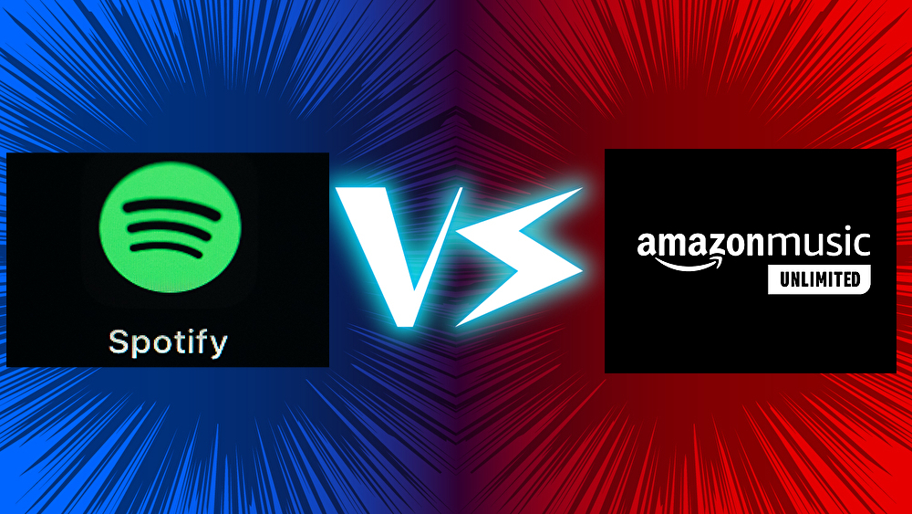 Spotify 対 AmazonMUSIC androidautoでの使いやすさはSpotifyに軍配。【比較 音質 値段】