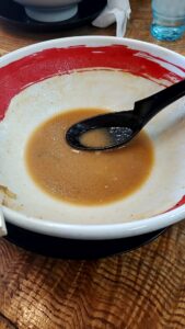 ラーメンさんぱちが残念なことに。アイスのサービスも無くなる。
